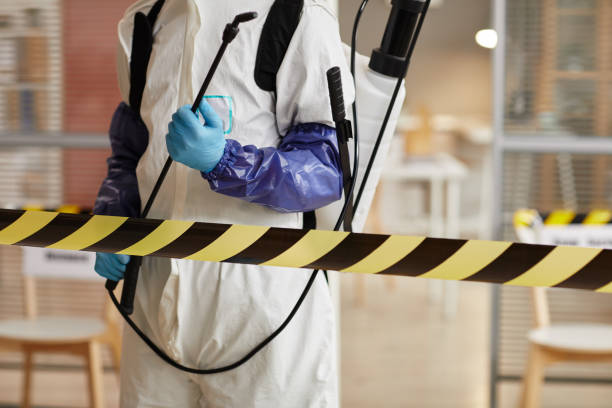 Professional Biohazard Cleanup technician working in La Grange, TX